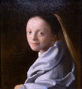 Johannes Vermeer Study of a young woman oil painting